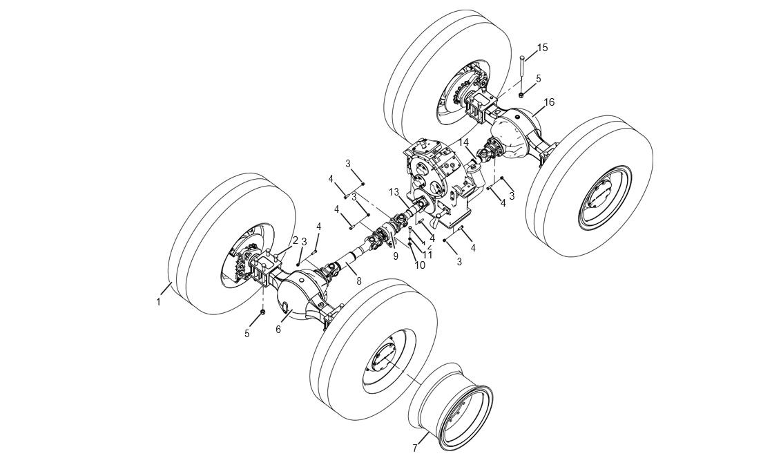 AXLE SYSTEM (30804900011)