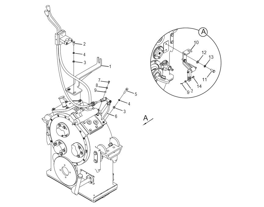 GEARBOX CONTROL ASSEMBLY(30805000224)