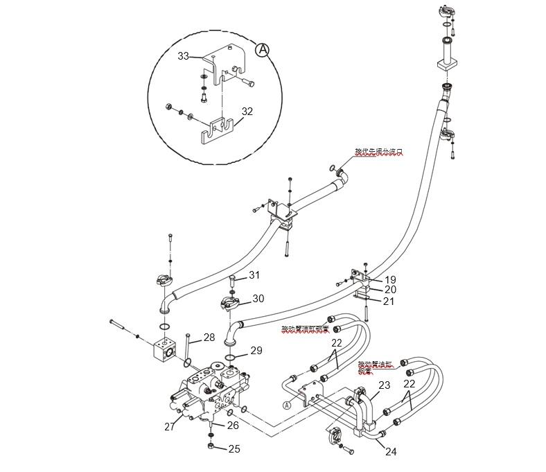 IMPLEMENT HYDRAULIC SYSTEM (30807900349)