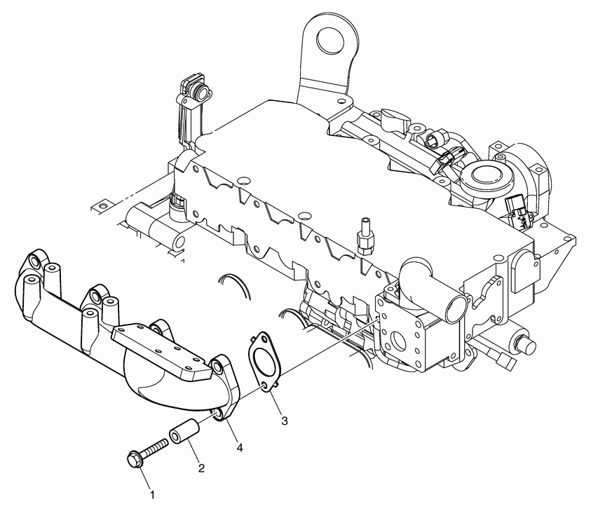Выпускной коллектор dx225lc-5
