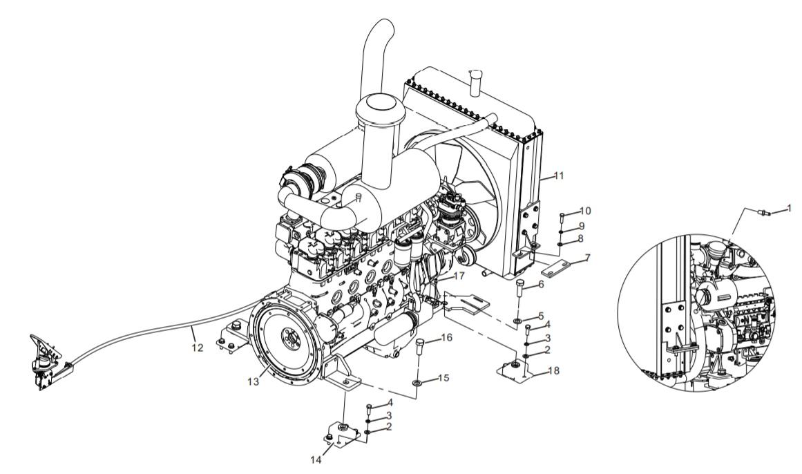 DIESEL ENGINE SYSTEM (30801900161)